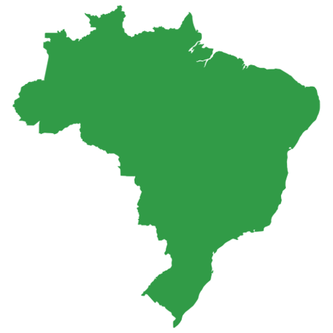 A map of brazil